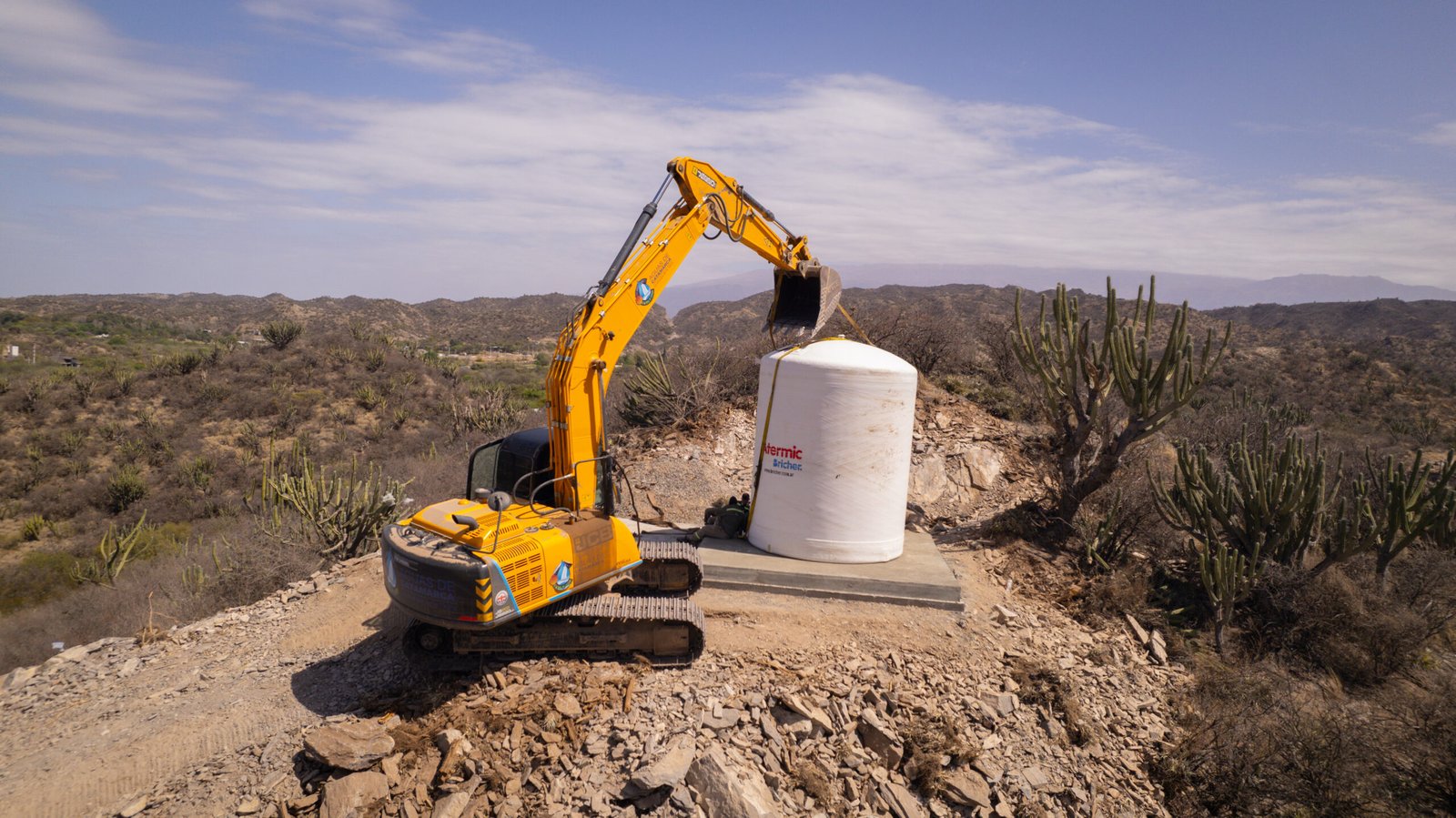 Nuevo reservorio en la localidad de Hueco Verde para mejorar el suministro de agua potable