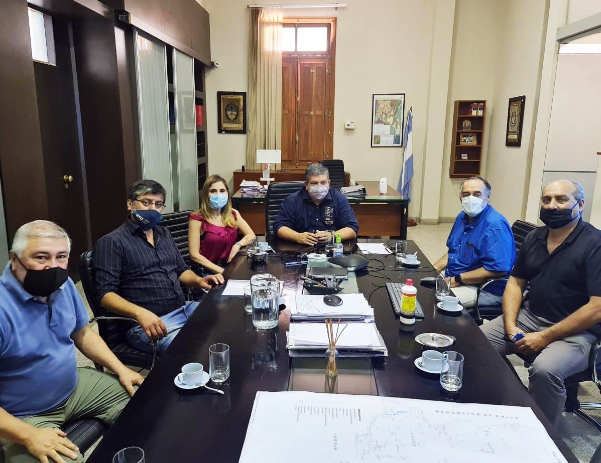 Reunión ministro Niederle y Cámara de la Construcción