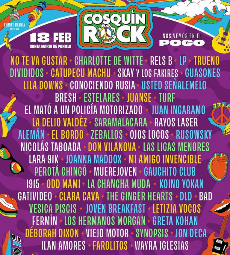 Cosquín Rock 2023 cuándo es y que artistas asistirán