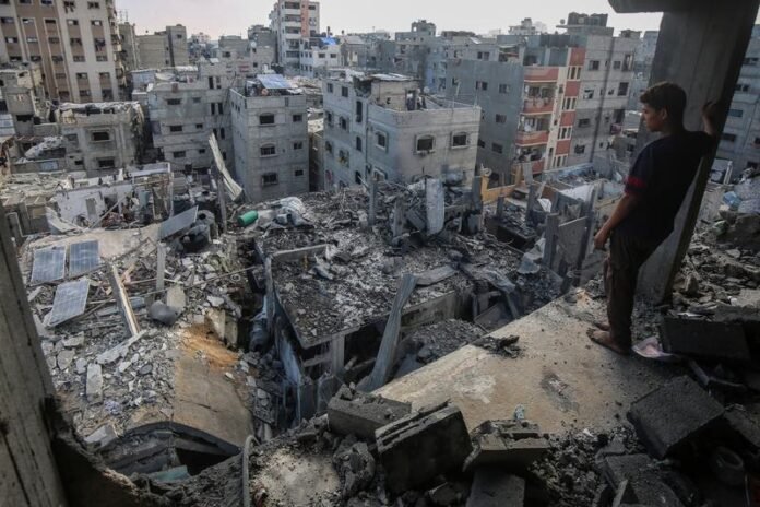 MEDIO ORIENTE-CIUDAD DE GAZA-ATAQUE AEREO