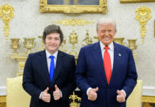 Trump elogió a Milei durante el sorteo del Mundial en Washington