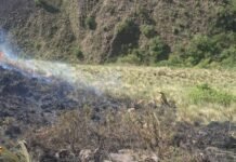 Situación de los incendios forestales en Ancasti, Capayán y Ambato: dos focos activos y monitoreo permanente
