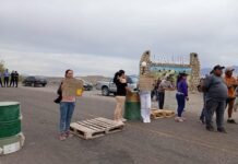 Corte en la RP 34: becados dados de baja el ingreso a Saujil