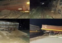 Cinco vagones de un tren de cargas descarrilaron en La Paz