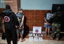 Allanamiento en Valle Viejo: detienen a dos personas y secuestran droga, un arma de fuego y otros elementos