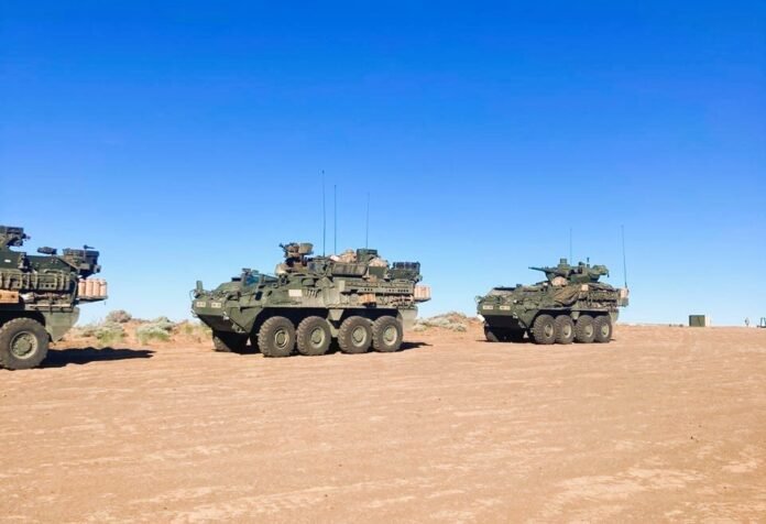 Prueba de VCBR STRYKER en terreno
