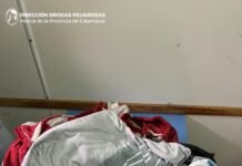 Detienen a dos personas y secuestran más de 13 kilos de marihuana en un puesto caminero de Paclín