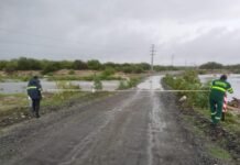 Cortan el paso de enlace entre el Pantanillo y el Aeropuerto Felipe Varela