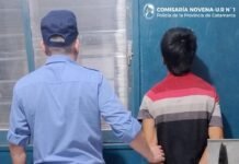 En el Sur de la Capital un joven fue aprehendido y un arma blanca incautada