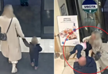 Impactante video: el momento en que un hombre intentó secuestrar a una nena en un supermercado de Italia