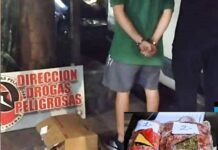Detienen a un joven y secuestran una “narco encomienda” con más de un kilo y medio de marihuana en la Capital