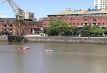 Puerto Madero: apareció un cuerpo flotando en uno de los diques