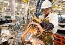 La industria utilizó el 58,2% de su capacidad instalada en julio