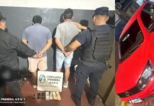 Aprehenden a dos hombres y secuestran un auto con pedido por estafa y $800.000 en efectivo
