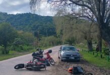 Una mujer policía herida en un accidente sobre Ruta Provincial N° 9
