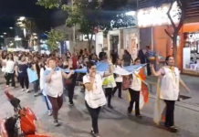 Docentes autoconvocados marcharon en el centro de la Capital en medio del conflicto con el Gobierno