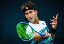 Etcheverry debutó con una sólida victoria y avanzó a la tercera ronda en Miami