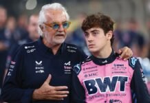 Briatore bromeó con Franco Colapinto tras la clasificación en China y el momento se volvió viral