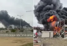 Alarma en Israel: restos de un misil impactaron en una planta química y hubo evacuaciones por riesgo tóxico