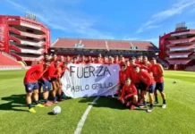 Marcone pidió justicia y le dedicó el triunfo de Independiente a Pablo Grillo