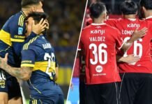 Boca e Independiente empataron en un clásico caliente en la Bombonera