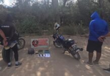 Capayán: secuestran más de un kilo de marihuana, dos motos y detienen a dos hombres