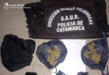 En distintos procedimientos contra el Narcomenudeo efectivos policiales detienen a dos sujetos y secuestraron Marihuana en Belén y Tinogasta