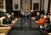 Milei recibió en Casa Rosada al gendarme Nahuel Gallo