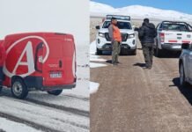 Rescatan a tres personas varadas en Antofagasta de la Sierra