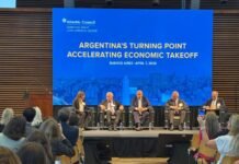 El vicegobernador Dusso participó en el panel de minería del Atlantic Council