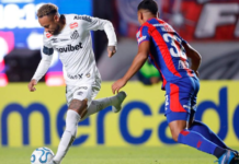 San Lorenzo empató 2-2 ante Santos y quedó a un paso de clasificar a los octavos de la Copa Sudamericana