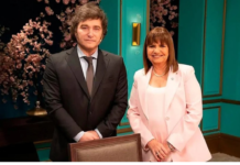 Milei respaldó públicamente a Bullrich en plena polémica por el patrimonio de Adorni