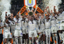 Aston Villa goleó al Friburgo y se consagró campeón de la Europa League