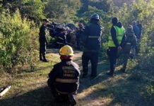 Trágico vuelco en la Cuesta El Totoral: murió el chofer de un camión