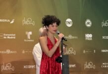 Camila Plaate ganó un Premio Platino y dejó un fuerte mensaje político en su discurso