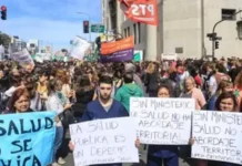 Convocan a una marcha federal en defensa de la salud pública contra el ajuste