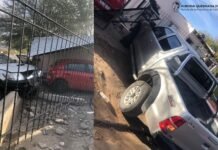 Persecución en la Capital: un joven fue detenido tras chocar una camioneta contra una vivienda