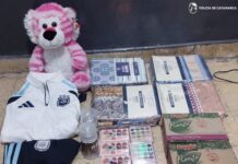 Recuperan elementos robados y aprehenden a dos presuntos autores en pleno centro capitalino