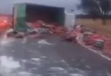 Un comerciante catamarqueño perdió toda su mercadería tras un vuelco y pidió ayuda para recuperarse