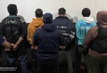 Tras un desorden en el que resultó lesionado un hombre, policías aprehendieron y arrestaron a ocho personas y secuestraron un arma blanca