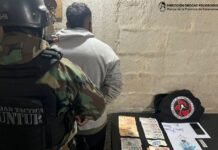 Policías detuvieron a cuatro personas, secuestraron Cocaína, Marihuana, ansiolíticos y dinero en efectivo tras allanamientos contra el narcomenudeo en Valle Viejo