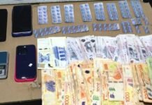 Tres detenidos en un allanamiento por narcomenudeo en el barrio Eva Perón