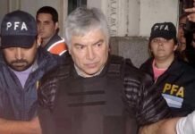 Lázaro Báez fue internado por una neumonía y sigue bajo observación médica