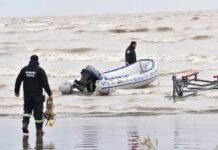 Encontraron un cadáver en el Río de la Plata y buscan confirmar si pertenece a un pescador desaparecido