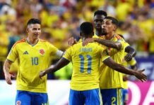 Colombia derrotó a Ghana y selló su pase a los octavos de final