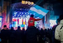 El Patio del Poncho se viste de celeste y blanco para alentar en la final del Mundial