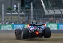 Franco Colapinto sufrió un despiste en la clasificación y largará 19° en el GP de Gran Bretaña