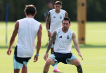 La Selección tuvo su último entrenamiento antes de jugar con Cabo Verde