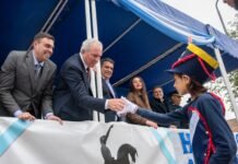 El vicegobernador Dusso encabezó en Los Altos el acto por San Martín y la inauguración de obras