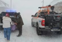 Rescataron a unos 300 turistas en la alta montaña de Mendoza por el intenso temporal de nieve
